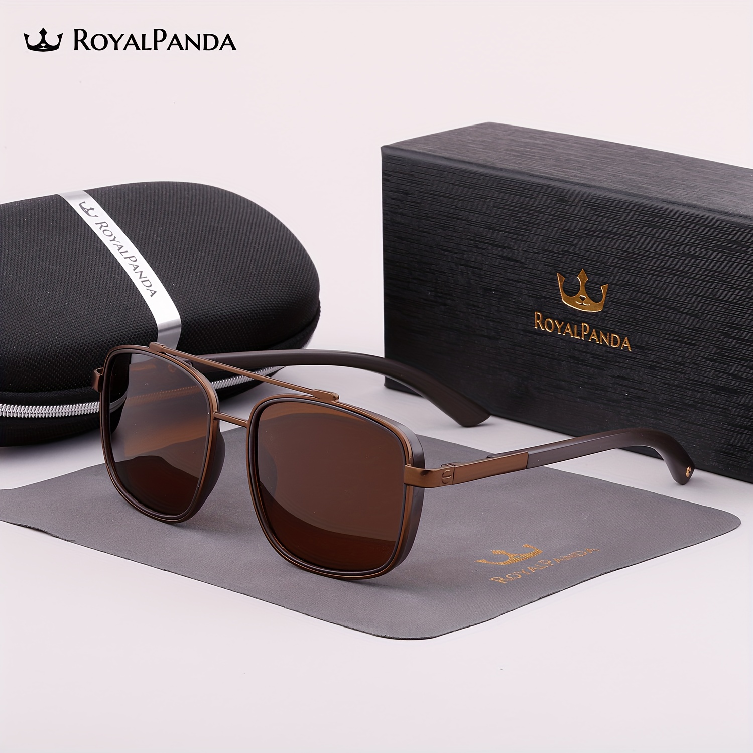 royalpandas stylish easy retro lightweight tr90 metal uv400  display picture 1