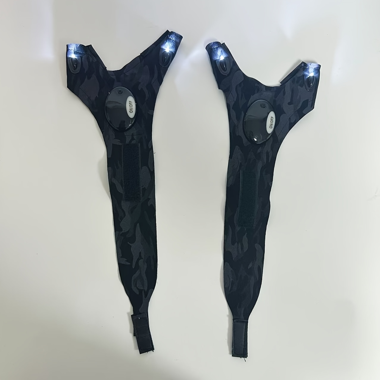 1 paire de gants lumineux camouflés, alimentés par batterie, unisexe et faciles à transporter, lampe torche gant lumineuse très pratique pour l'éclairage nocturne, cadeau parfait pour la famille et les amis