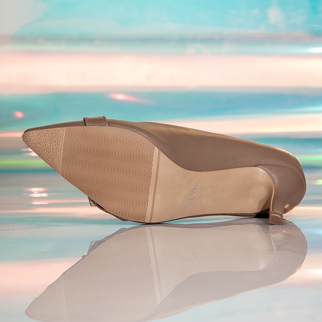 womens fashion high heels khaki high heels pointed toe - Temu