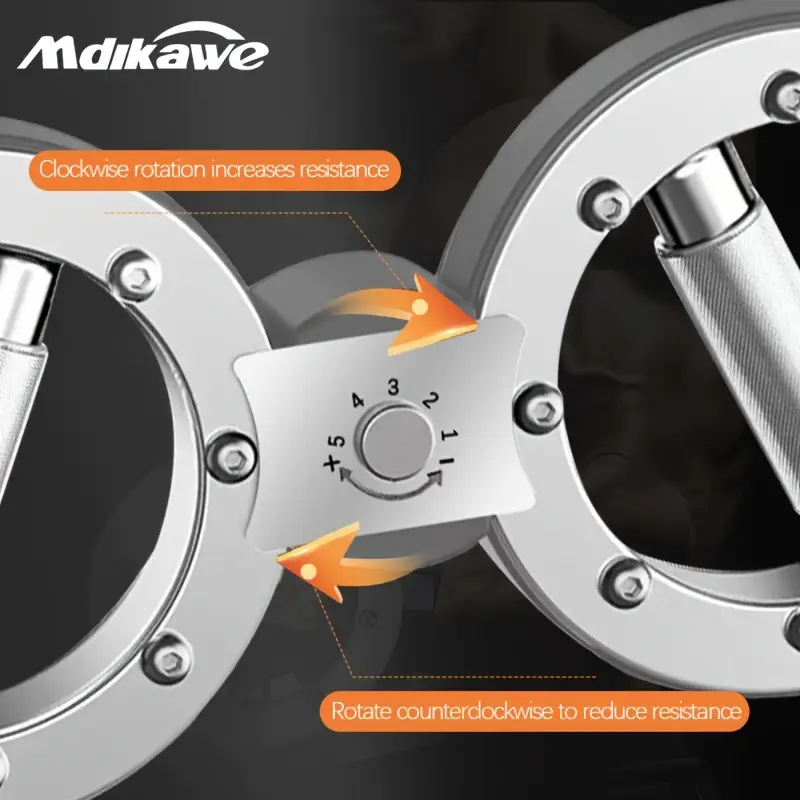 entraîneur de bras à réglable - exerciceur multifonctionnel pour antébrachial & muscles pour le boxe, design de 8 avec poignée antidérapante, idéal pour lentraînement de vitesse & fitness détails 6