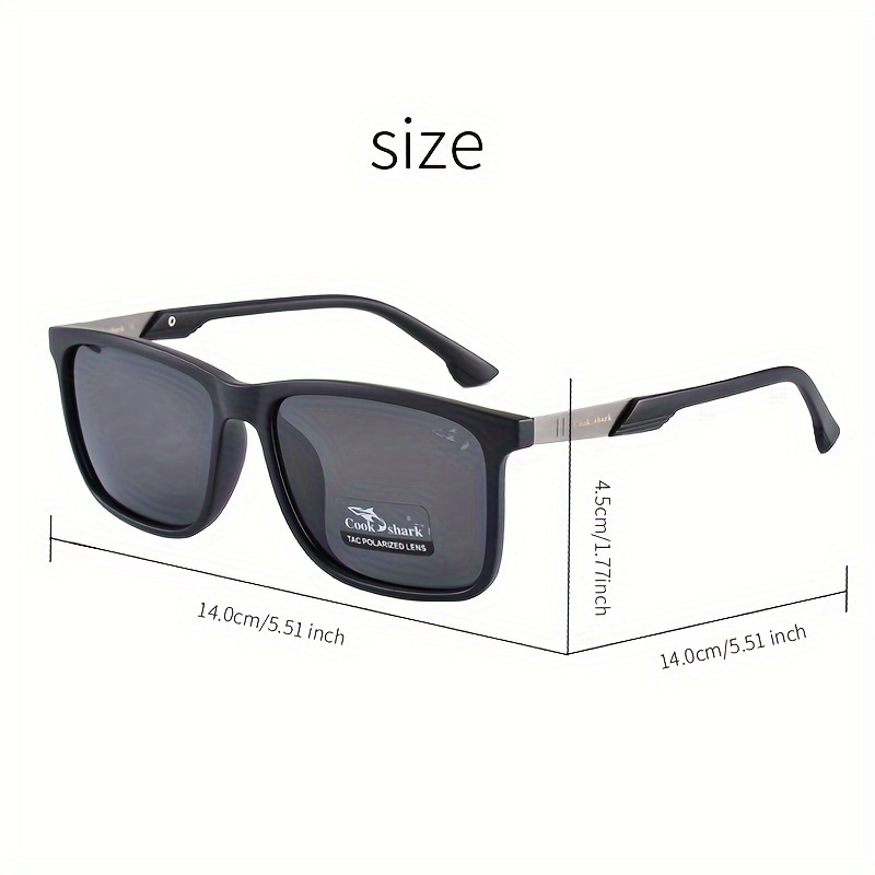 Cook Shark Polarized Sunglasses for Men's Drivers, Color Changing