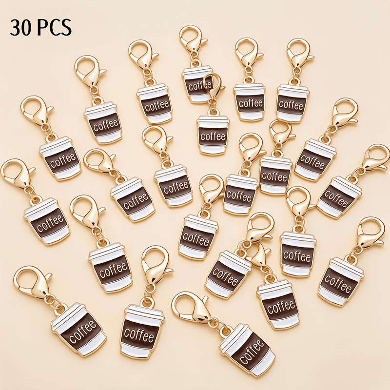 TEMU 30 Coffee Cup Keychains, For , Stylish Bag And Backpack Decorations, Suitable As Gifts, Birthday Gifts, Holiday Gifts, And Friendship Gifts