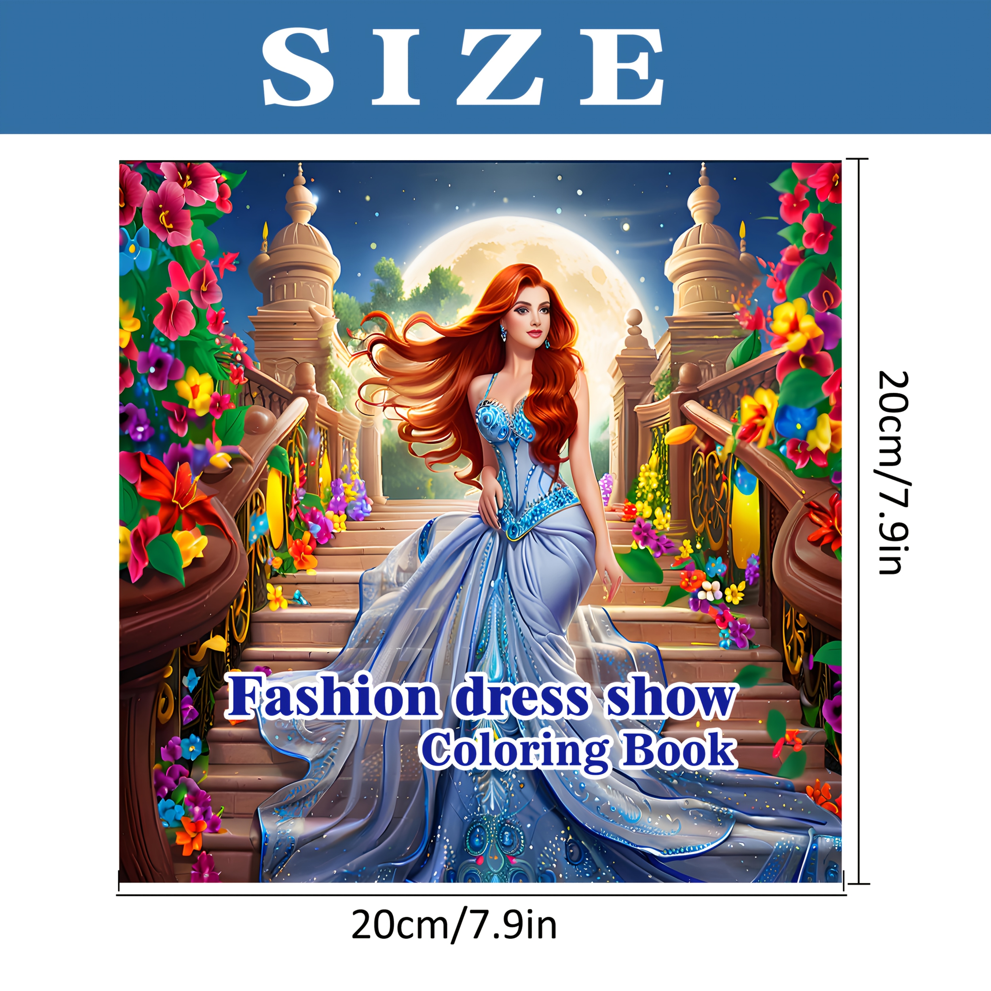 fashion dress show a coloring book designed adults teens - Temu
