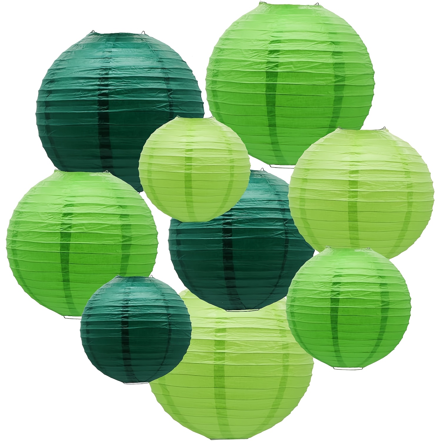 9 Party Decorations For 's Day Theme, Graduation Hanging Lanterns, Tropical Jungle Themed Birthday Party, Suitable For Classroom Rainforest Decor