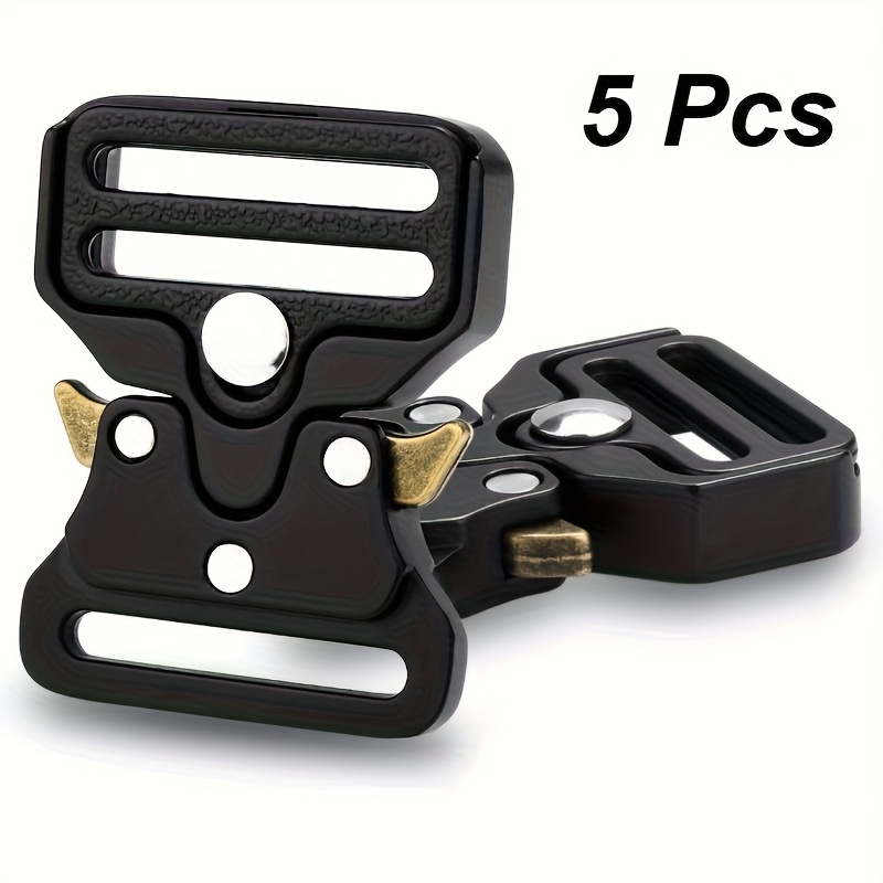 E-shop 5 Stk. Metall-Druckknöpfe, taktische Metallverschlüsse, geeignet für Gurtband, selbstgemachte , Gepäck, Bekleidungsrucksäcke DIY-Reparaturen,