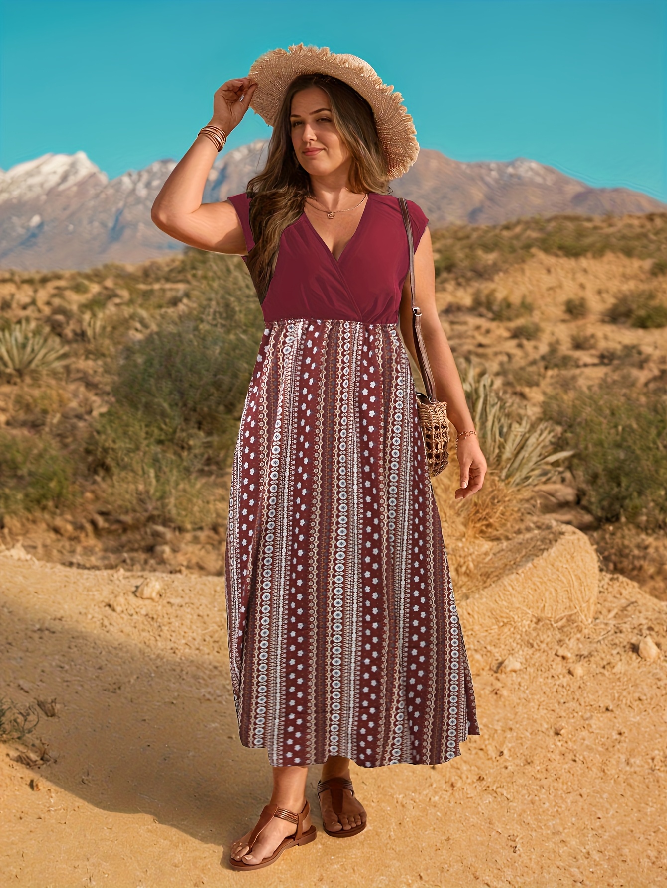 velvet ladies dresses Long Velvet Formal Dress with V-Neck