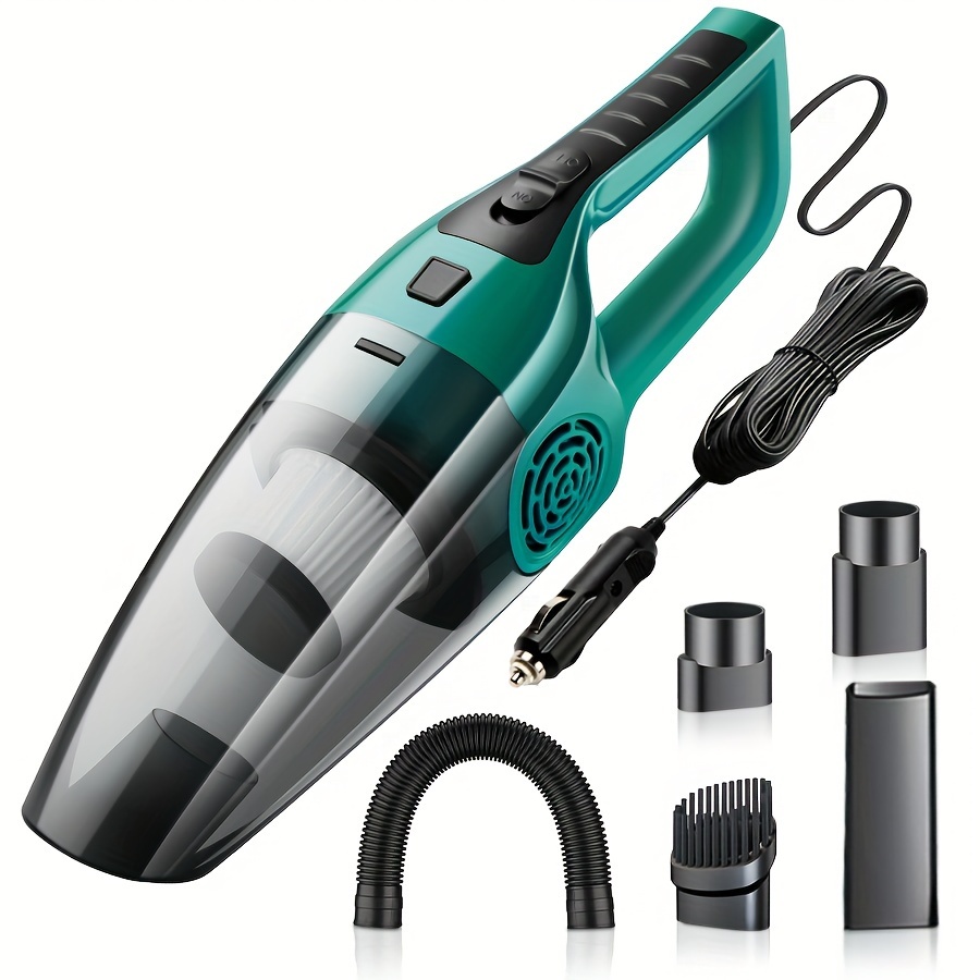 larawan ng item Car Vacuum Cleaner, Handheld Mini 12V Vacuum para sa Sasakyan na may Mataas na Lakas ng Pagsipsip at Malaking Kapasidad, para sa Paglilinis ng mga Uka, Bitak, at Buhok ng Alagang Hayop (Buhok ng Pusa/Aso)