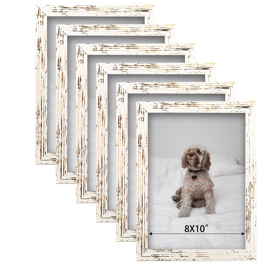 TEMU 4 pezzi/6 pezzi/10 pezzi Cornici Decorative da Galeria Vecchio per Foto, Adatte per Visualizzare Foto di Dimensioni 3.5X5", 4X6", 5X7", 6X8", e