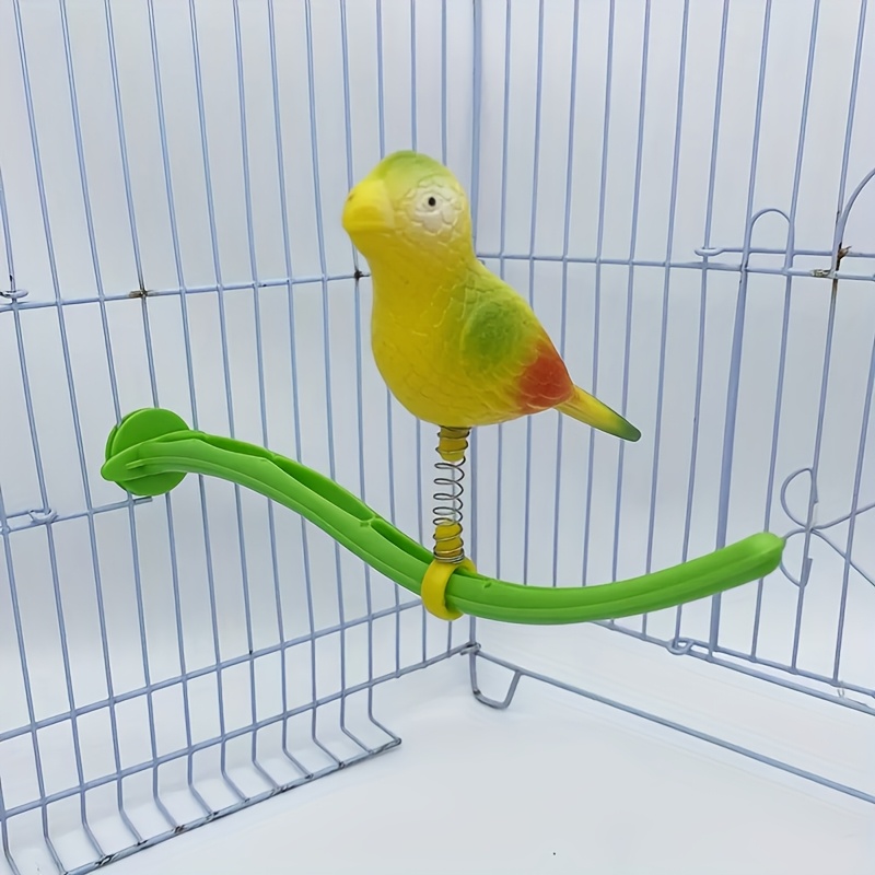 Image of Perch - Parrot Companion Toy Stand - That Can - Nut Fixed Chewing Boredom Bird Toy - Cage Perch Decoration - Suitable For Budgerigars, Lovebirds, And Monk Parakeets - A For Parrot Companionship