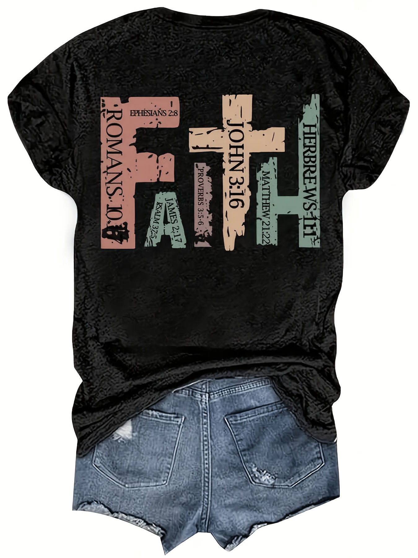 t shirt with scripture sold on Temu United States