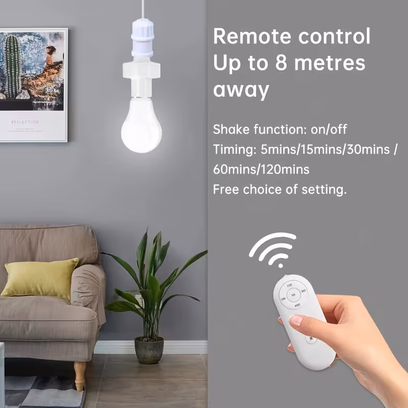 1set infrared sensing remote 27 lamp holder plastic remote timing controller with intelligent timer switch for accessory with battery Product details 4