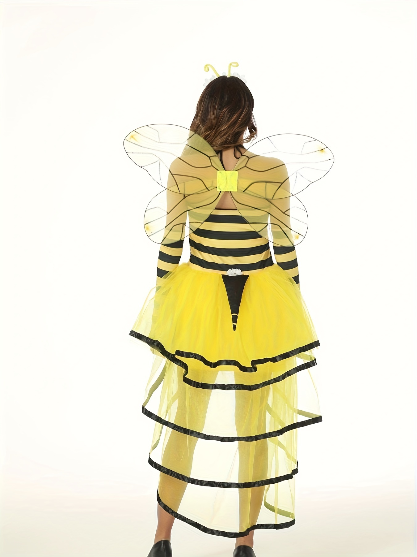 disfraz abeja mujer vestido abeja adultos halloween temu - Temu Dominican  Republic, image size:800x1067