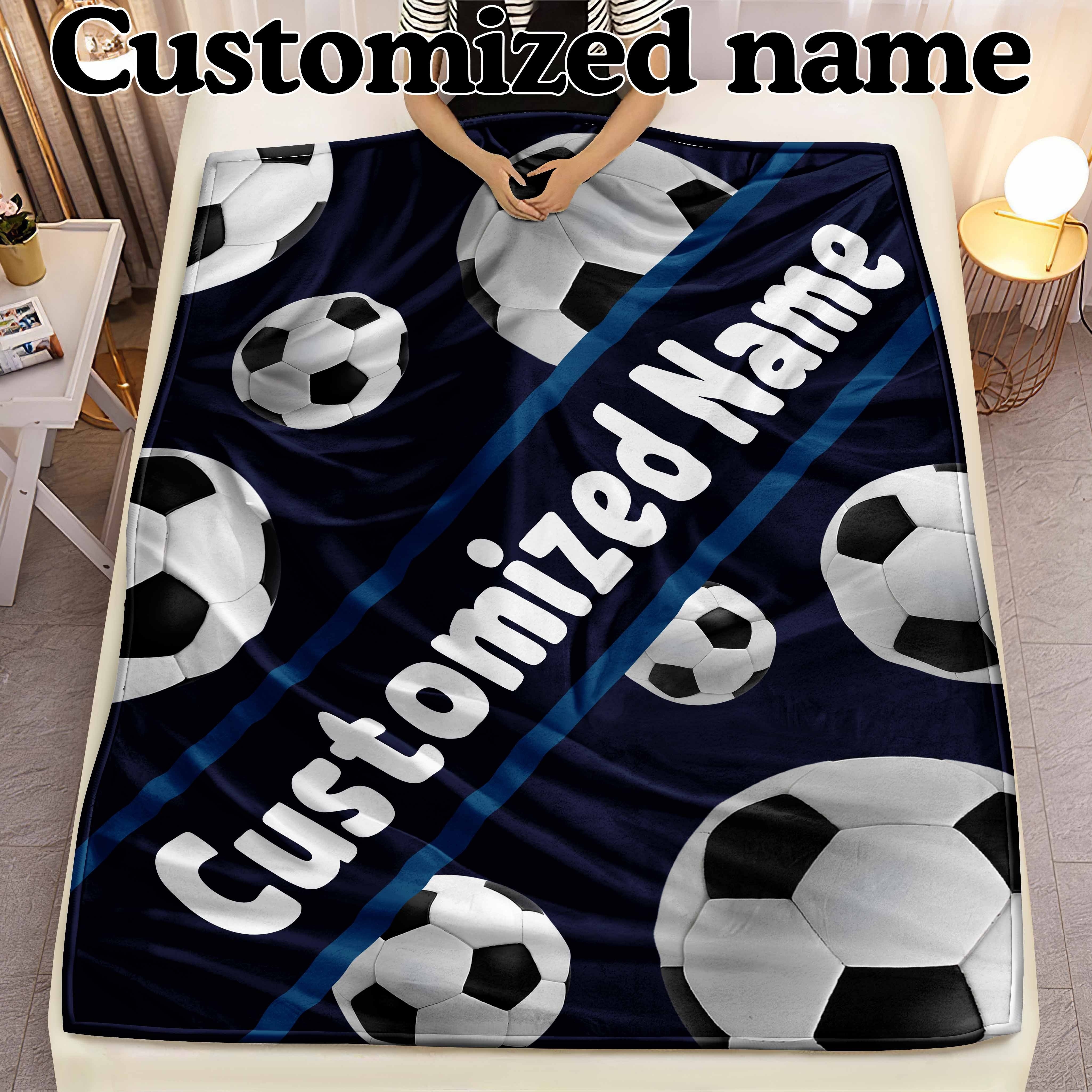 

Customizable Fleece Blanket, Personalized Name , , Contemporary , Washable, , , Boys, Adults, 's Day, Christmas - 1pc