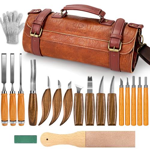 juego de bolsa de pu para s de , juego de s de artísticos, , bloque de , de de detalles, para rebajar madera, de de gancho, de geométrico, bolsa de almacenamiento, guantes de seguridad