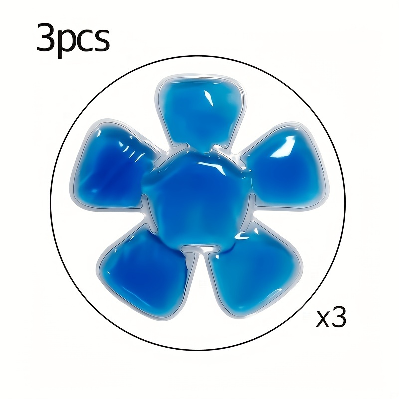 TEMU 3-pack Cooling Hat Pads, Compatible With Most Hats And Helmets. Suitable For Home, Outdoor, Cycling, Sports, Hiking, And Other Occasions. Ideal
