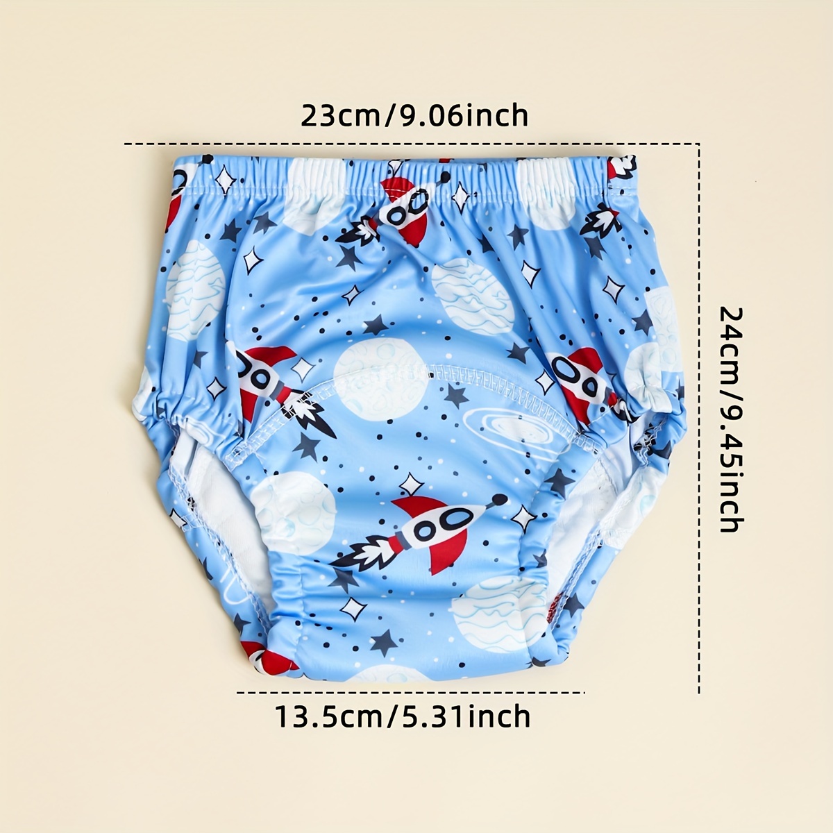 adorable cartoon pattern washable training pants for   6 layer breathable cotton gauze   cloth diapers details 1