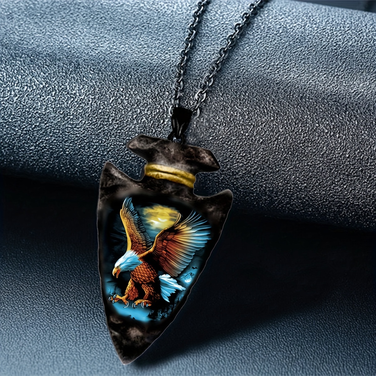 

1pc Eagle Pattern Pendant , For Men