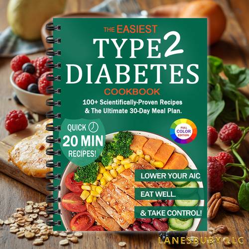 photo de l'article livre de recettes pour diabétiques de type 2 à reliure spirale pour débutants, livre de recettes de pour diabétiques avec plus de 100 repas bas en glucides et favorables au dans , plan alimentaire de 30 jours, collations rapides de petit-déjeuner, déjeuner, dîner et , soutien au taux de glycémie a1c, préparation des repas et guide de lalimentation
