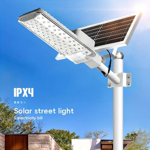 2pcs 1pc solar path lights 4000mah 6000mah options led garden lights outdoor solar street lights suitable for streets decks yards garages patios