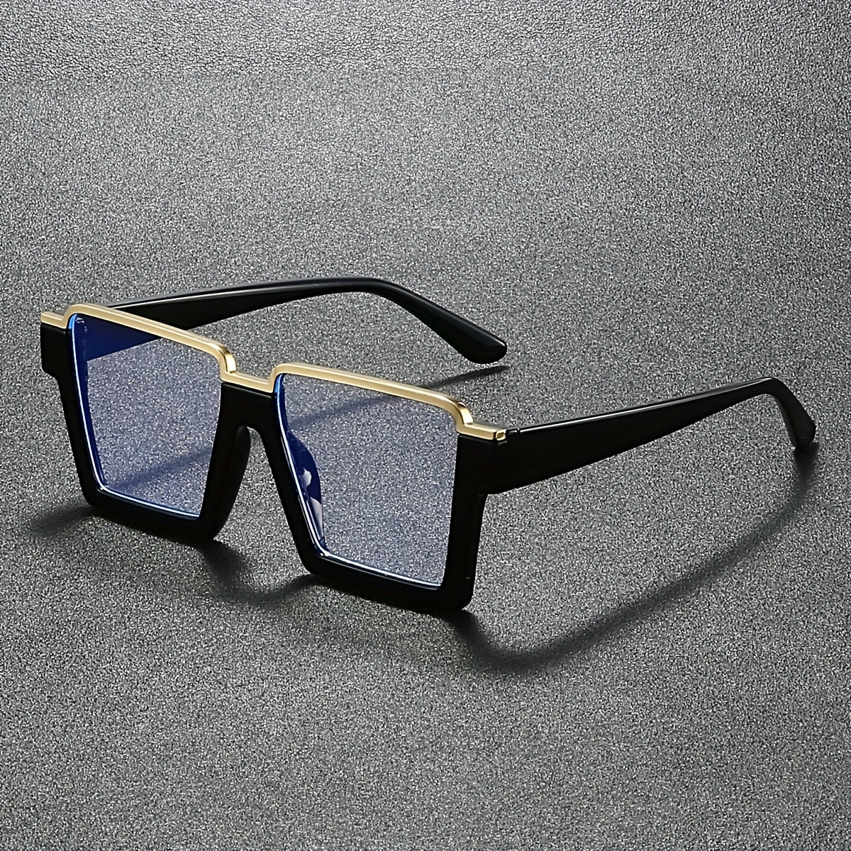 y2k fashion oversized square frame glasses full rim pc 
