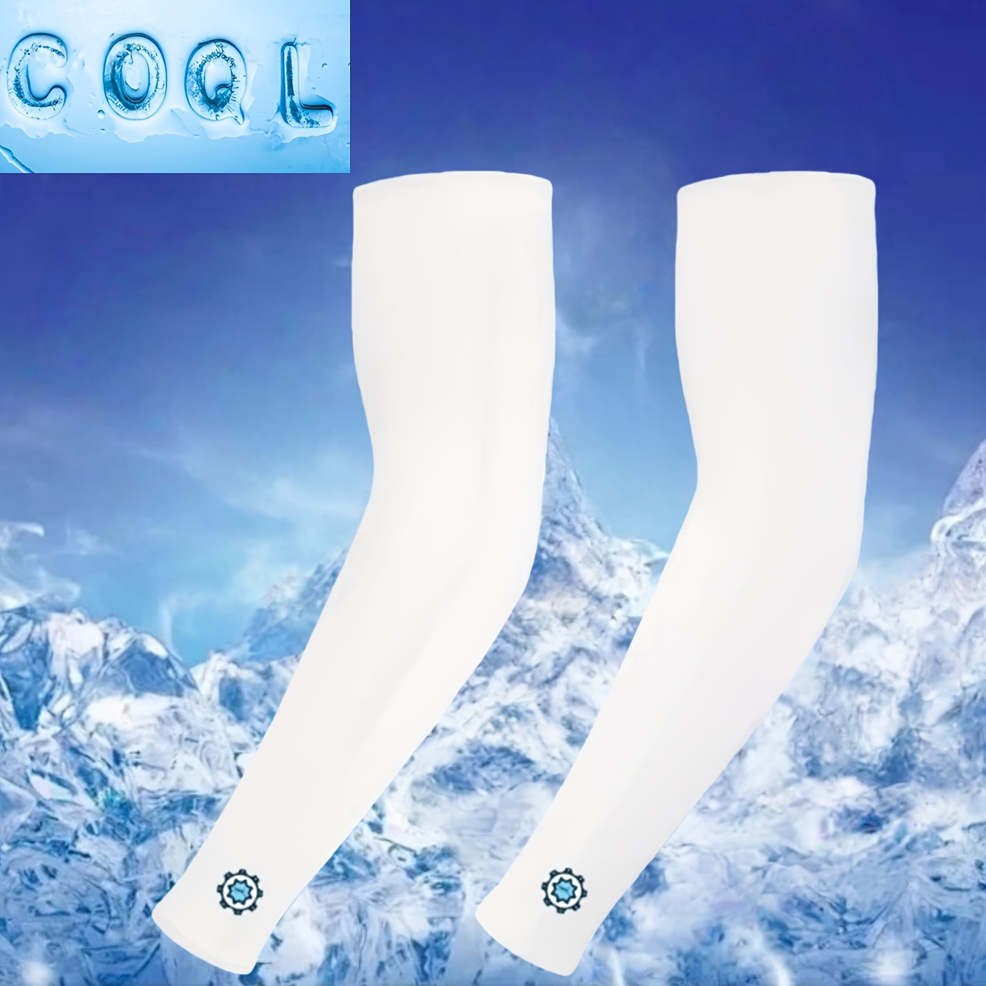 TEMU [Premium] para brazos de ciclismo, de refrigeración para brazos, de elasticidad con , adecuada para senderismo y running, equipo unisex para