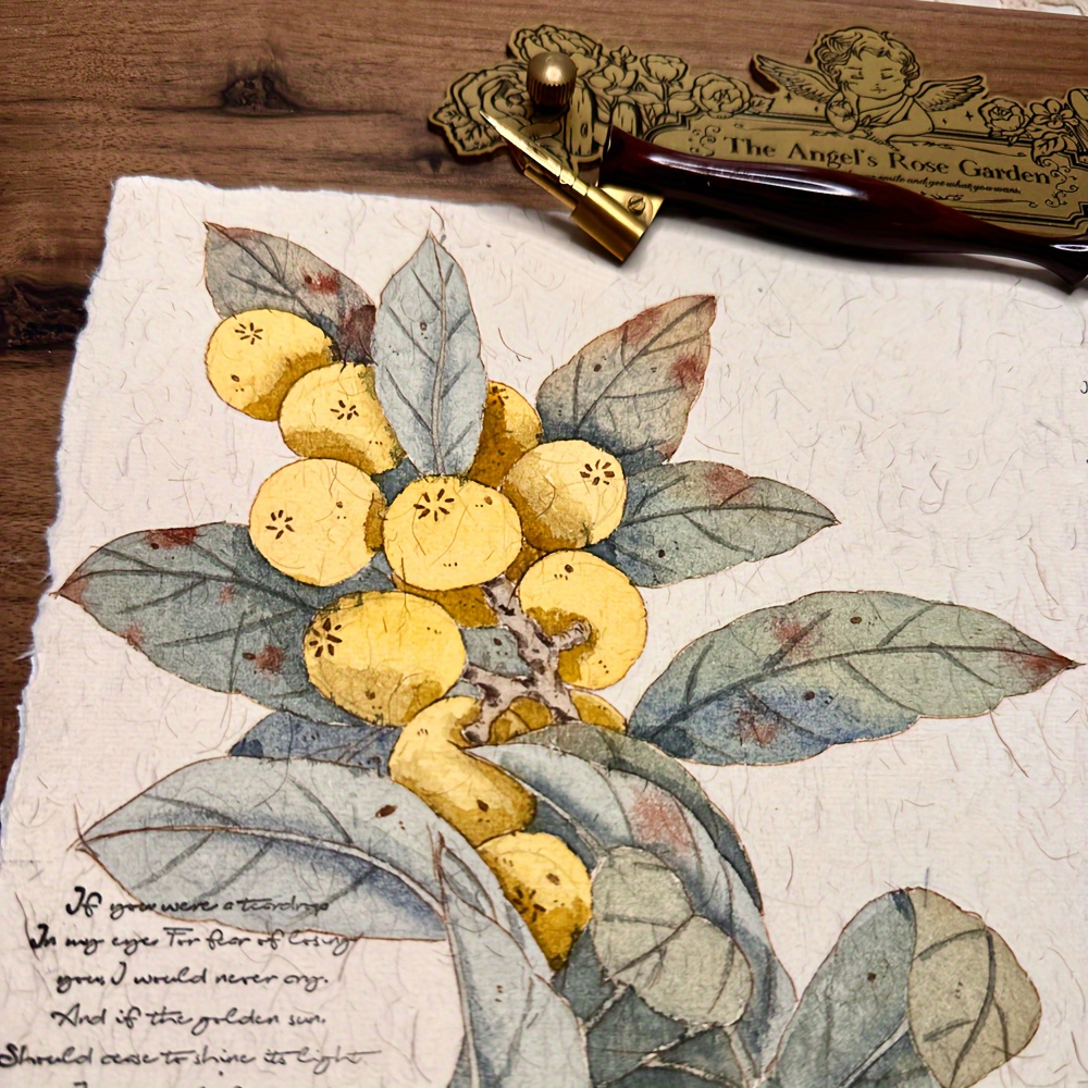 50/100 Blatt pro Packung Tiefes Berg-Bambus-*-Xuan-Papier, Natur Beige,  Langfaser-Xuan-Papier mit sichtbaren * Pflanzenfasern, fr Kalligraphie,  Malerei, Briefpapier, Tagebuch Collagematerialien