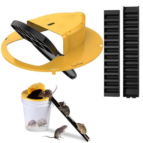 mouse trap bucket mouse traps indoor for catch auto reset humane or abs material 5 gallon bucket compatible
