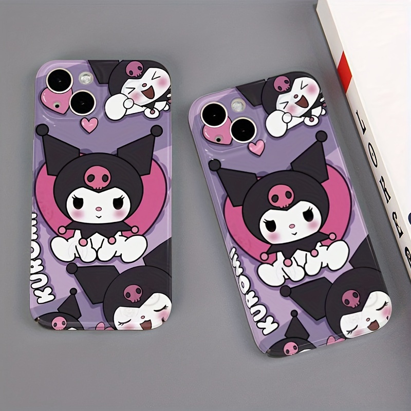 For iphone X XR XS MAX Case Kuromi Melody Phone Cover Anime Sanrio Soft  Silicone Funda