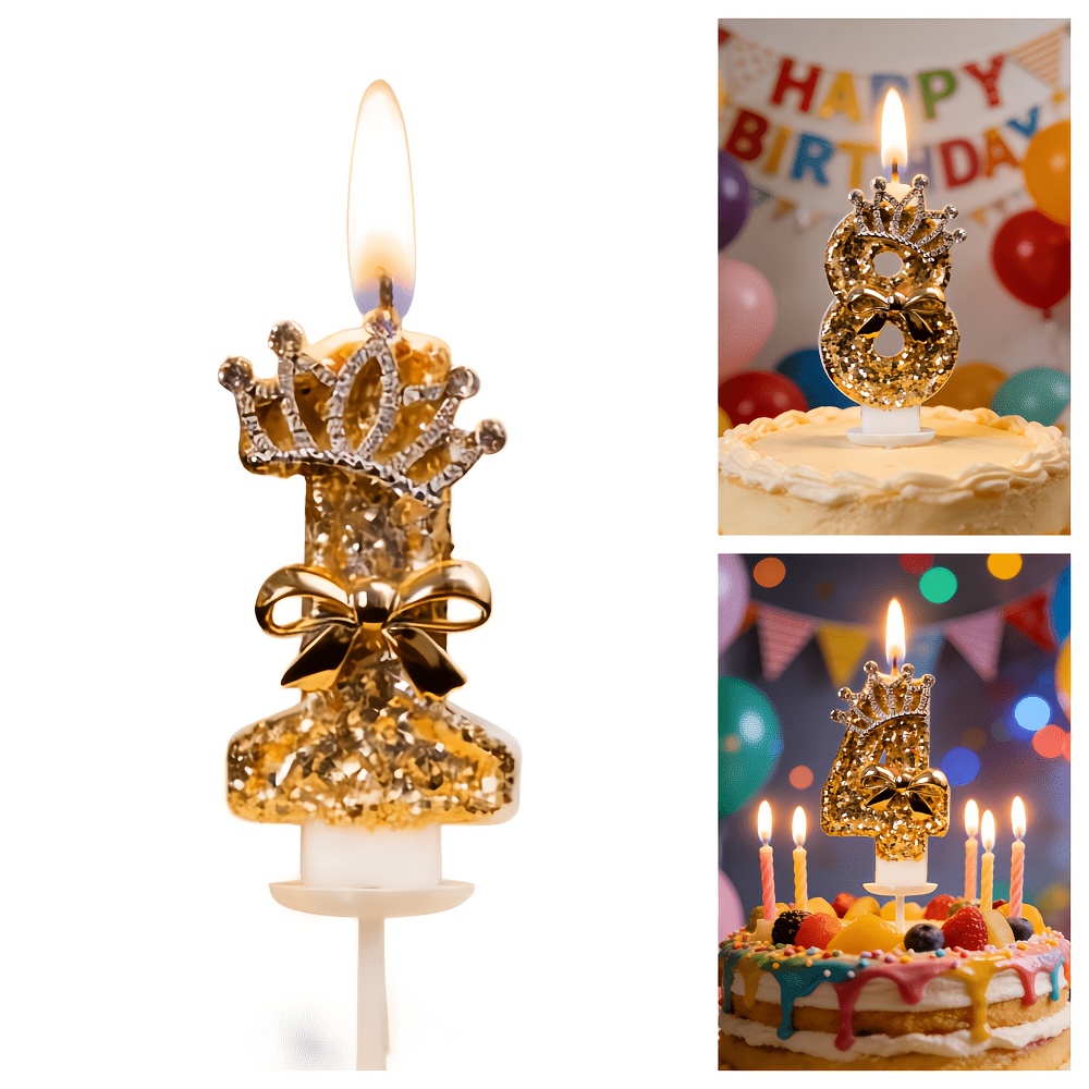 diamond embedded   decorations 0 9 number cake decorations birthday cake decorations ambiance party supplies romantic party supplies birthday candles personal parties graduation parties halloween christmas birthday parties etc
