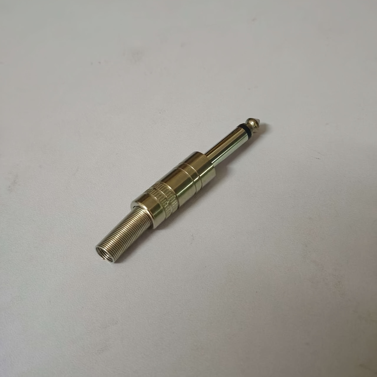 TEMU Nickel-plated 6. Plug, Metal 6.5mm Large Two-pin Mono 6. Guitar Audio Connector, Cable Adapter, Studio Setup, Audio Equipment, Professional