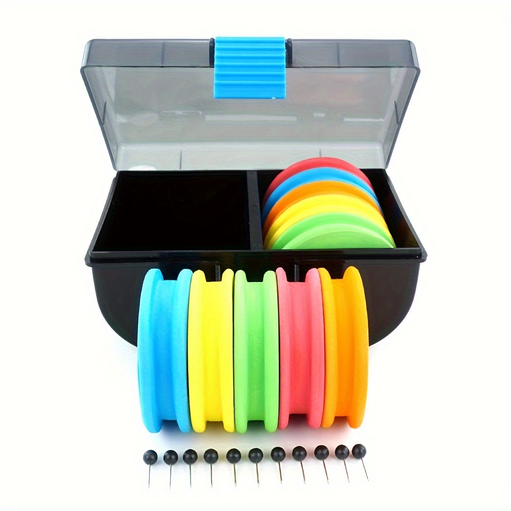 Image of Hirisi Eva Foam Spools Colour Carp Fishing Rig Winders Wire Board Winding Hook Rig Storage Pesca