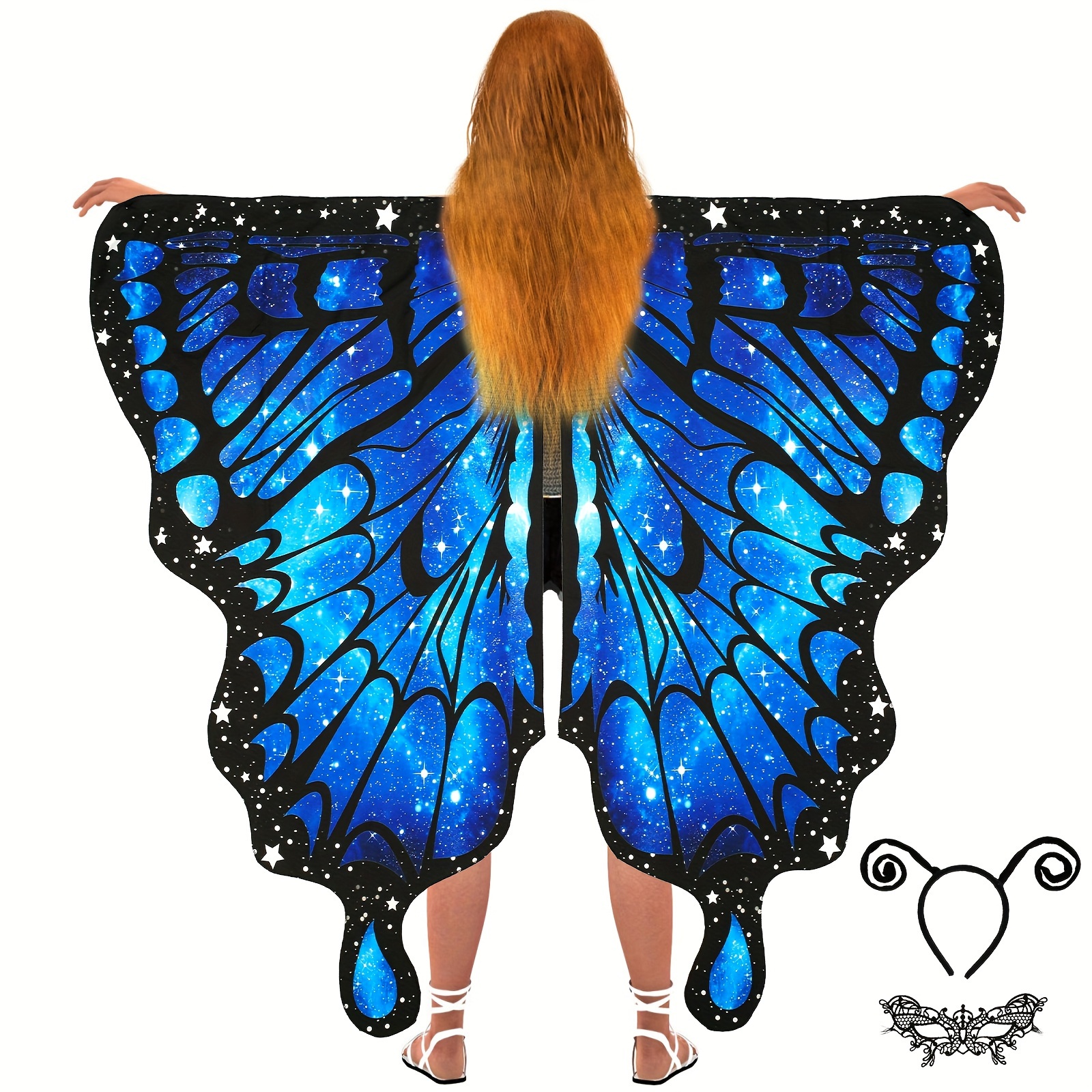 Vlinder Jurk Vlinder Kostuum Inclusief Vleugels Voor Carnaval