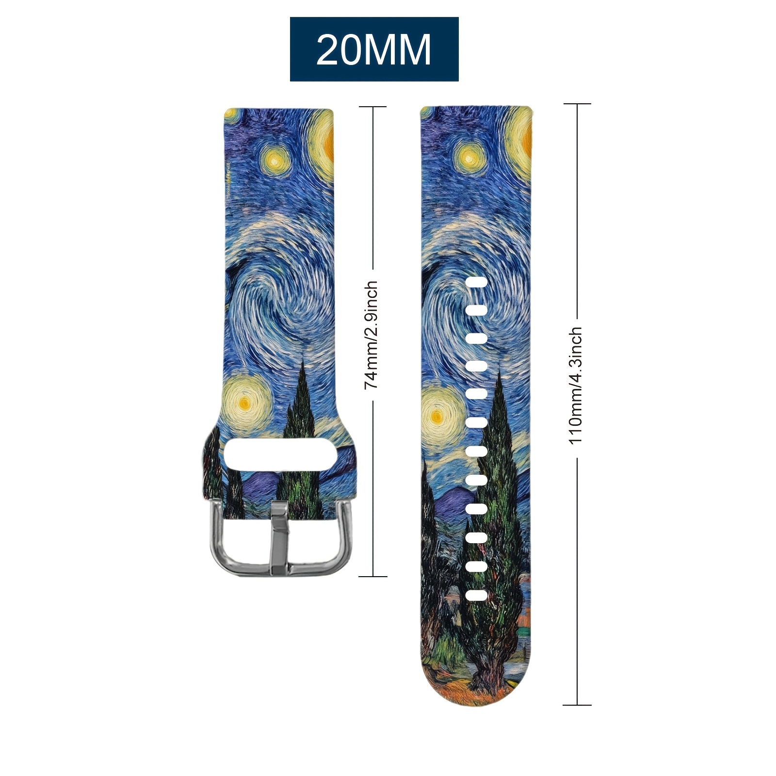 TEMU Cinturini Eleganti per Galaxy Watch, Cinturino per Samsung Galaxy Watch, Cinturino per Samsung , Resistente all'Acqua, con Chiusura a Strappo,