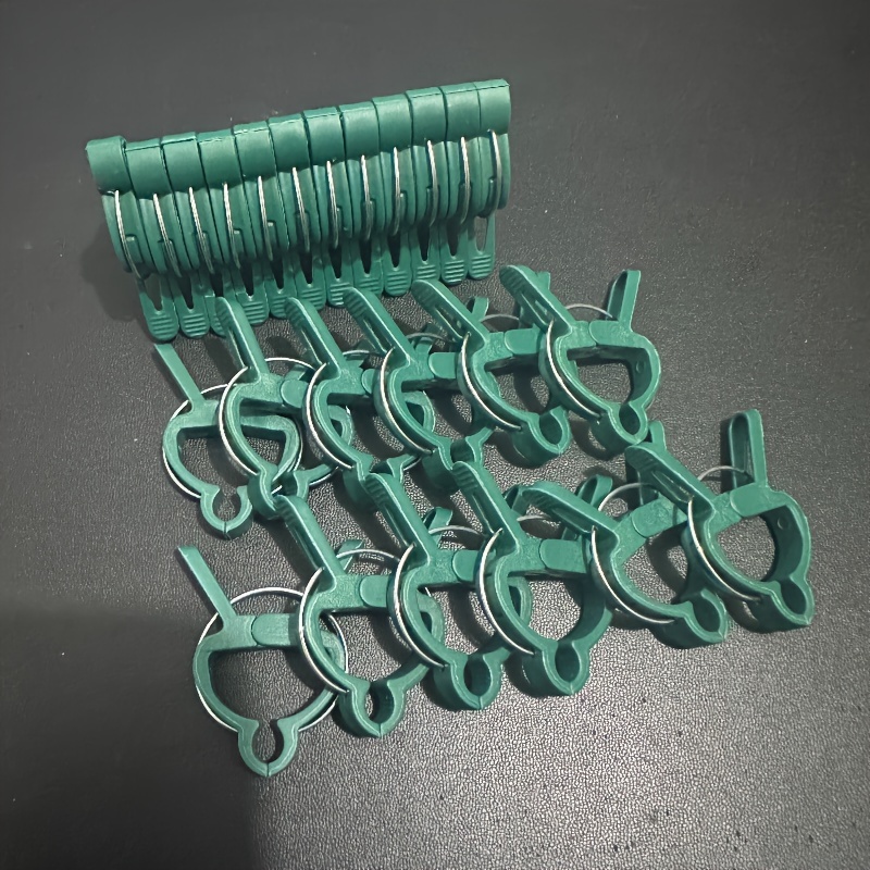 24pcs Garden Plant Support Clips For - Plastic Loop Grippers For Straightening Plant