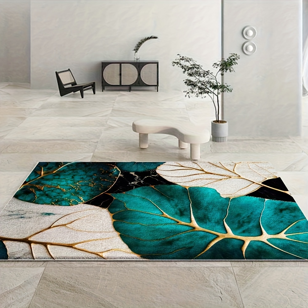 TEMU Emerald Carpet | Soft, Durable, Non-slip, Machine Washable | Ideal For Living Room, Bedroom, Or Study Room | In Multiple Sizes | Perfect For