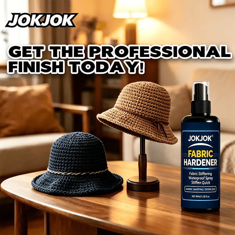 TEMU JOKJOK - Spray Rigidifiant , Fixateur à Base d'Eau, Parfait pour Chapeaux, Sacs, Loisirs Créatifs et Toutes Sortes de Tissus, Facile à Utiliser,