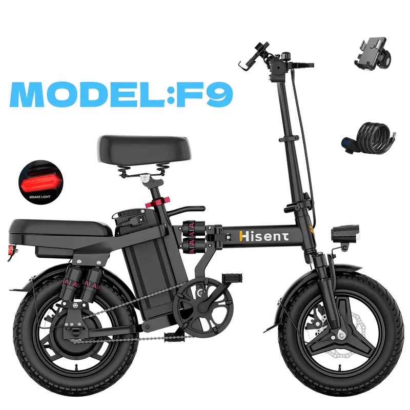 42 mph electric bicycle Black Lightning Smart control with the Heybike APP for a seamless riding experience. US Local Stock 720W High