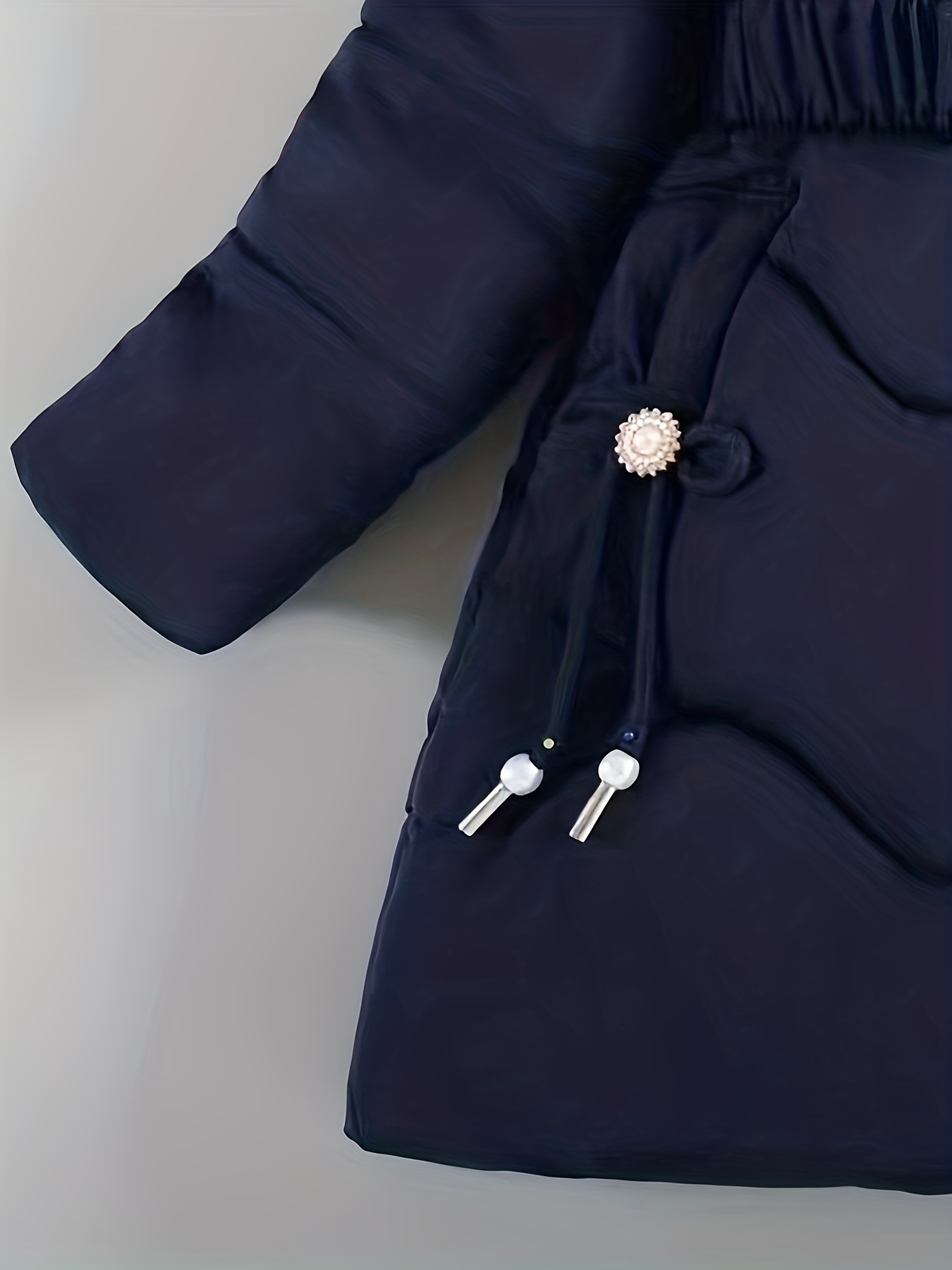 Girls' Stylish Thickened Padded Winter Jacket