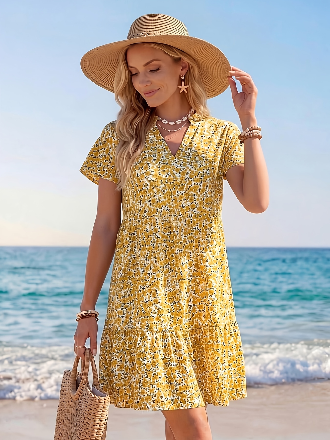 dress for high tea party sold on Temu United States
