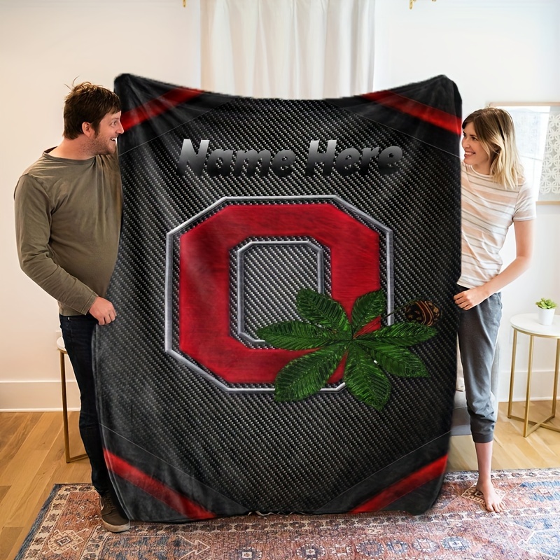 

Customizable Flannel Throw Blanket - Soft, For All - Bed, Sofa, Car Decor - Ideal Gift For Osu , Best For Christmas