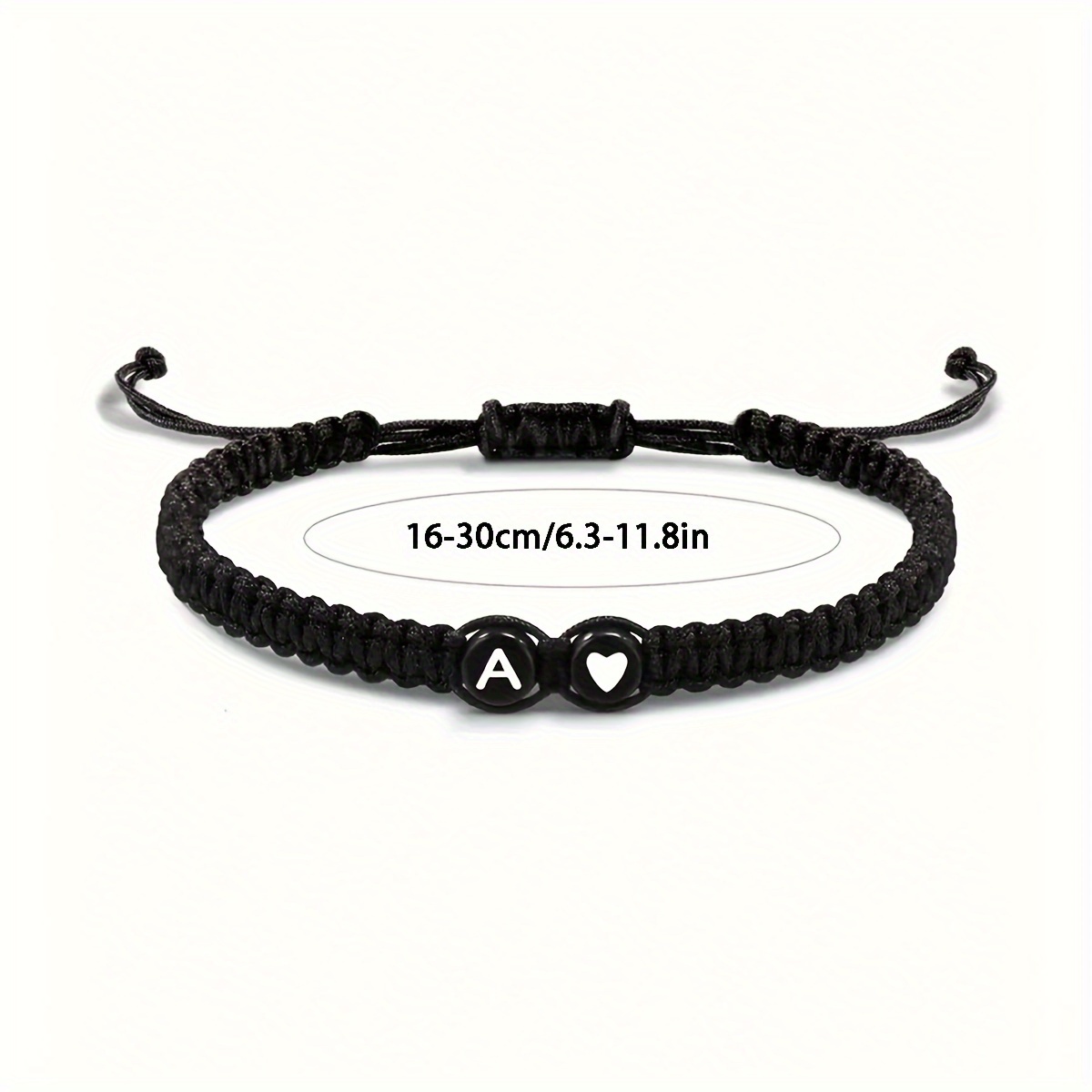A Initial Braided Bracelet Teen's Graduation Birthday Gift Jewelry