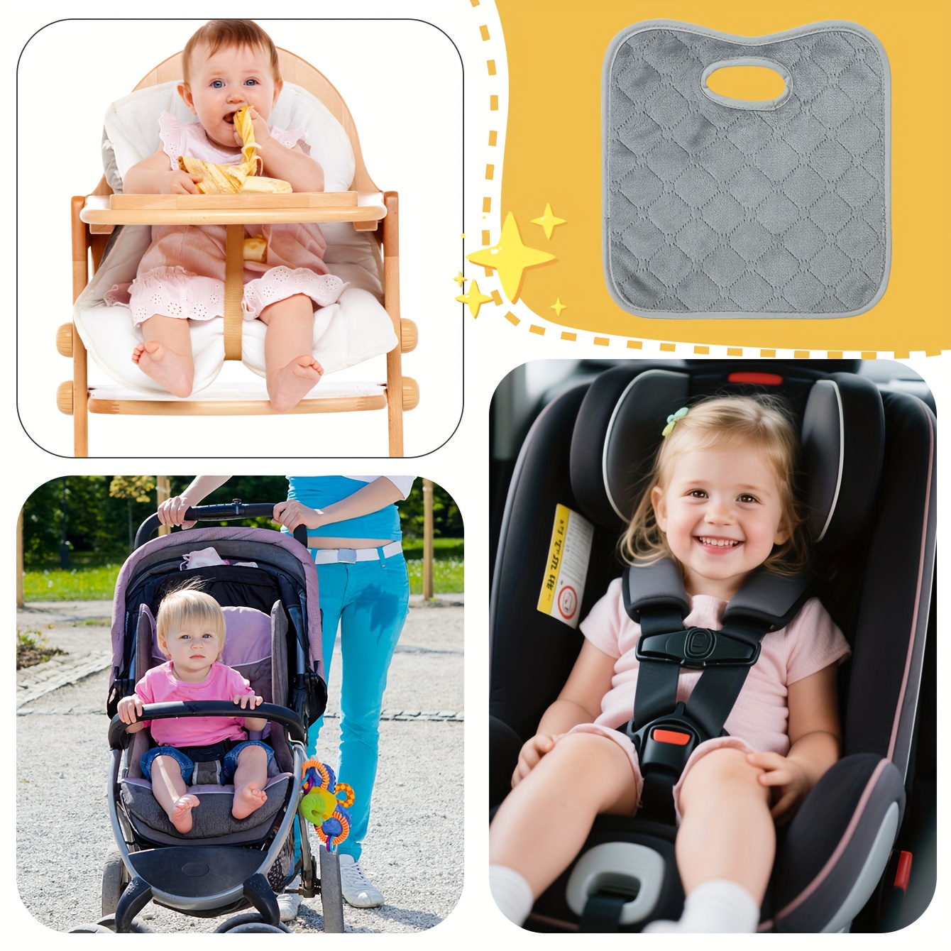 Soft Breathable Pee Pad for Child Safety Seat