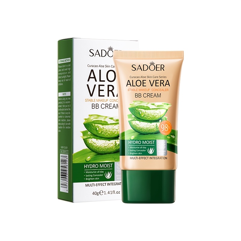 sadoer aloe vera bb cream 1 41oz hydrating waterproof full - Temu Morocco