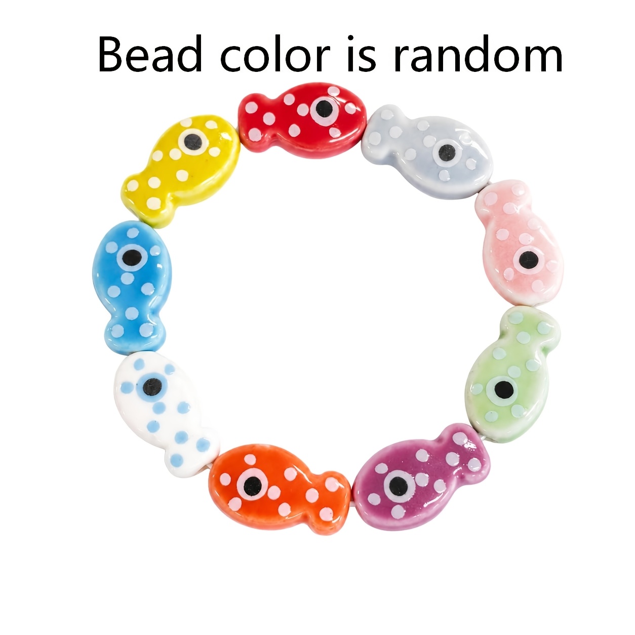 Image of 1pc Women's Bracelet, Summer Beach Style Small Fish Bracelet, Random Fish Shape, Suitable For Daily Wear, Vacation Travel, Party Accessories, Gift Jewelry