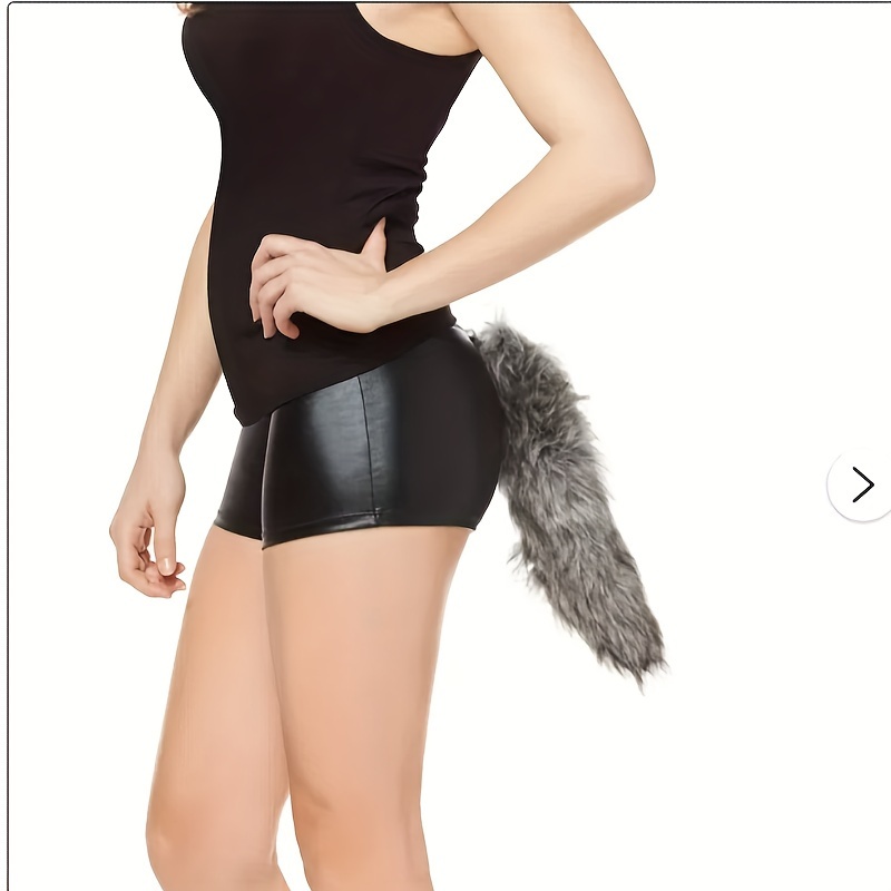 

Fluffy Fur Wolf Tail, Halloween And Christmas Costume Props