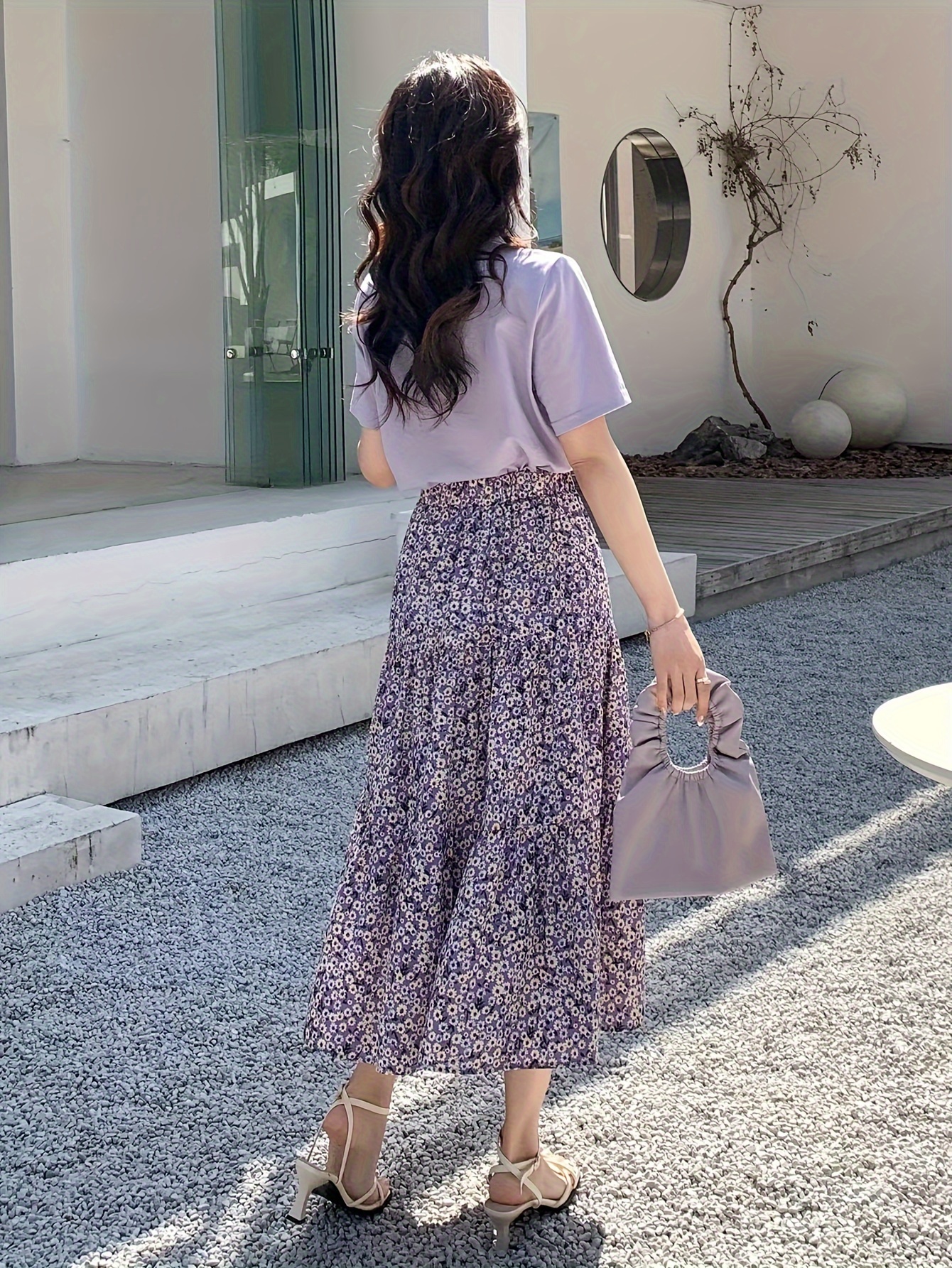 floral skirt sets summer