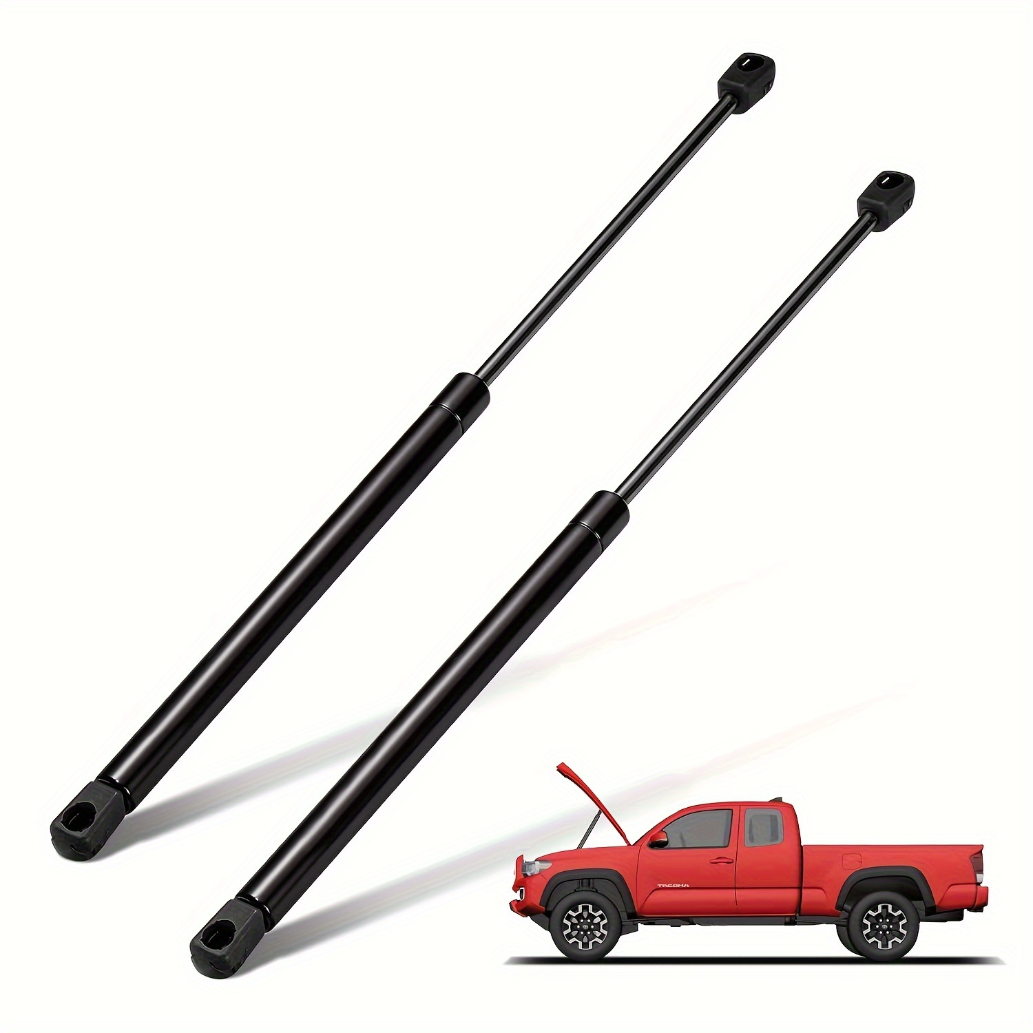 2x Hood Lift Supports – Shocks Struts For Dodge Ram Pickup 2002-2010, 18.98" Extended