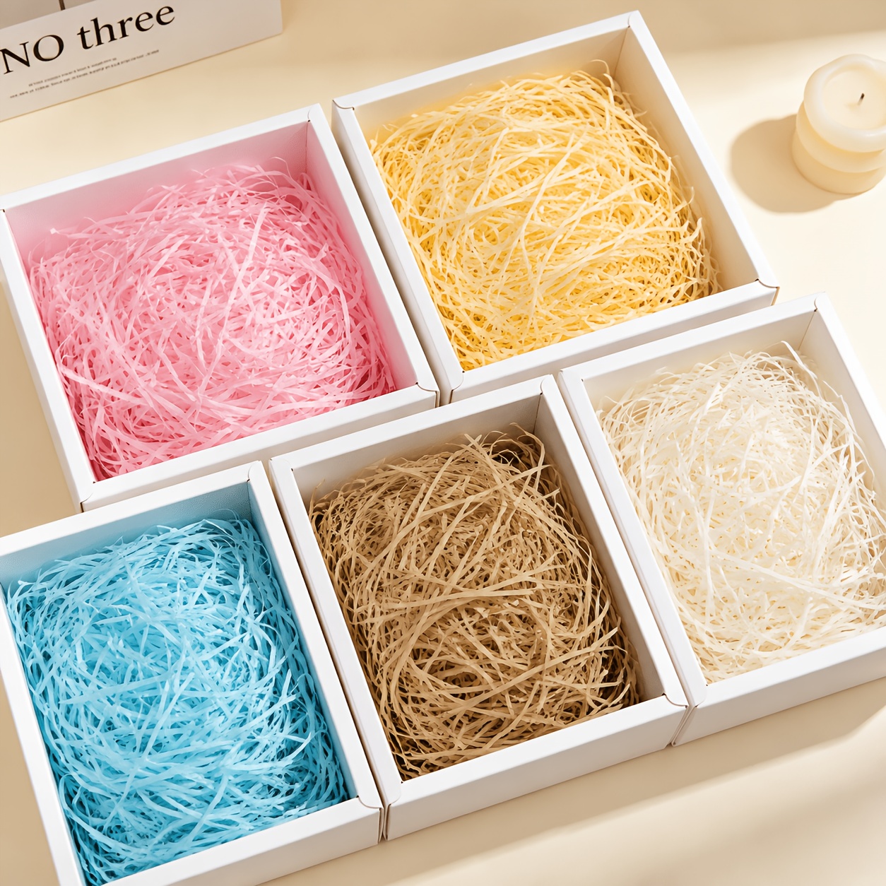 shredded paper sold on Temu United States