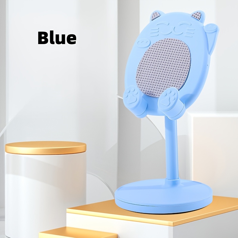 TEMU MIRACASE 招き猫 タンド 角度調整可能クランプベース スマホドック付き 全スマートフォン対応 ビデオ通話/ストリーミング/読書用 安定したホルダー タブレット/リーダーホルダー デスクアクセサリー用デスクトップブラケット