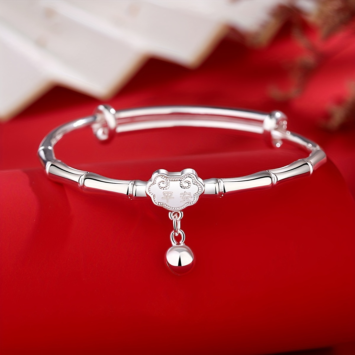 

S999 Silver 30g Peace Silver Bracelet Suitable For Gifts